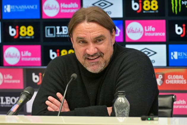 Bournemouth v Leeds United, Premier League Leeds United Manager Daniel Farke speaking in the post match press conference, PK, Pressekonferenz after the Premier League match between Bournemouth and Leeds United at the Vitality Stadium, Bournemouth, UK on 22 April 2026. Bournemouth Vitality Stadium Dorset UK Editorial use only DataCo restrictions apply See www.football-dataco.com , Copyright: xGrahamxHuntx PSI-24147-0129