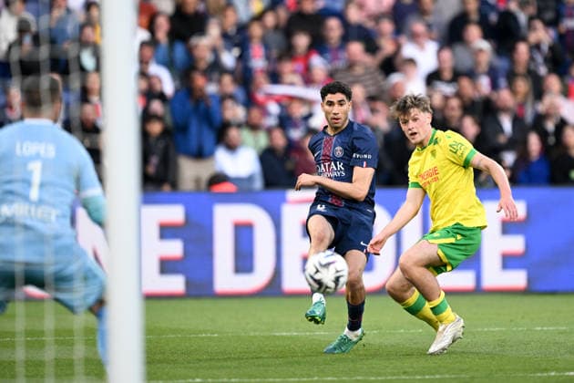 Paris Saint-Germain v FC Nantes - Ligue 1 McDonald s 2025 2026 02 Achraf HAKIMI (psg) during the Ligue 1 McDonald s match between Paris Saint-Germain and Nantes at Parc des Princes on April 22, 2026 in Paris, France. Paris France  Copyright: xFEPx 776348324