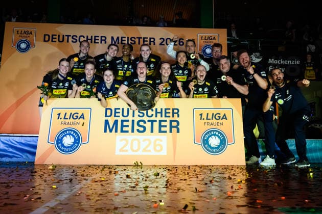 Volleyball, Women, VBL, Final, VfB Suhl is German champion