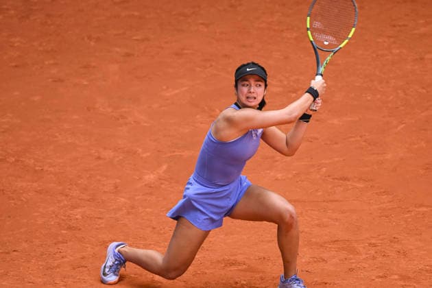 Mutua Madrid Open - 2026 Alexandra Eala against Anastasia Pavlyuchenkova the Mutua Madrid Open Day 3 at La Caja Magica on April 22, 2026 in Madrid, Spain Victory by Alexandra Eala (6-3, 6-3) Madrid Spain Copyright: xAtilanoxGarciax xSOPAxImagesx photos14202