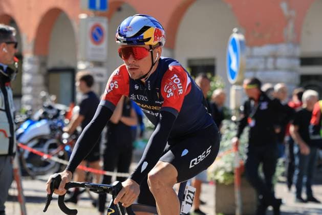 TOUR DES ALPES 2026 - UCI Cycling Race Tour of the Alps Pierre Teyssot MAXPPP ; TOUR DES ALPES 2026 - UCI Cycling Race Tour of the Alps. Arco, Italy on April 23, 2026. Stage 4, Arco - Trento (167,8 Km) Tom PIDCOCK (GBR) PINARELLO-Q36.5 Pro Cycling Team Pierre Teyssot Maxppp Arco Trentino South Tyrol Italy  Copyright: xMAXPPPxPierrexTeyssotx TEY62683 TEY62683