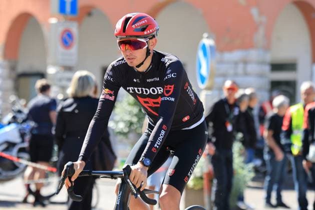 TOUR DES ALPES 2026 - UCI Cycling Race Tour of the Alps Pierre Teyssot MAXPPP ; TOUR DES ALPES 2026 - UCI Cycling Race Tour of the Alps. Arco, Italy on April 23, 2026. Stage 4, Arco - Trento (167,8 Km) Mathys RONDEL (FRA) Tudor Pro Cycling Team Pierre Teyssot Maxppp Arco Trentino South Tyrol Italy  Copyright: xMAXPPPxPierrexTeyssotx TEY62685 TEY62685