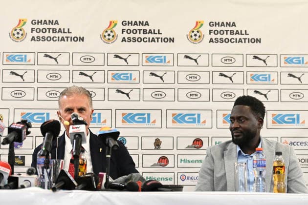 April 22, Accra Ghana, Ghana football Association unveil Carlos Queiroz as Black Stars new Manager (Photo by Samuel Ameyaw Yeboah)