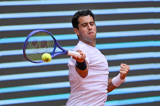 April 23, 2026, Madrid, Madrid, Spain: JAUME MUNAR of Spain †ADIDAS during the Mutua Madrid Open 2026, ATP, Tennis Herren Masters 1000 and WTA, Tennis Damen 1000 tennis tournament, celebrated at Caja Magica on April 22, 2026 in Madrid, Spain. Madrid Spain - ZUMAc312 20260423_zsp_c312_130 Copyright: xOscarxManuelxSanchezx