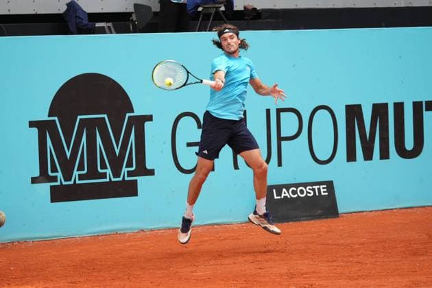 Patrick Kypson (USA) vs Stefanos Tsitsipas (GRE) during Masters Series Madrid 2026 in Madrid on Tuesday, 23 April 2026. Cordon Press 