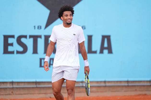 April 23, 2026, Madrid, Madrid, Spain: Arthur Fils of France practices during the Mutua Madrid Open 2026, ATP, Tennis Herren Masters 1000 and WTA, Tennis Damen 1000, at La Caja Magica on April 23, 2026 in Madrid, Spain. Madrid Spain - ZUMAa181 20260423_zaa_a181_182 Copyright: xDennisxAgyemanx
