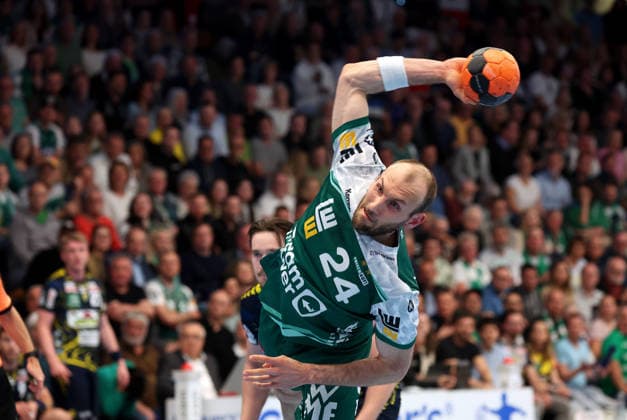 23 04 2026, Germany, Göppingen, Handball DAIKIN HBL Bundesliga, FRISCH AUF Göppingen vs Rhein Neckar Löwen, Marcel Schiller FAG