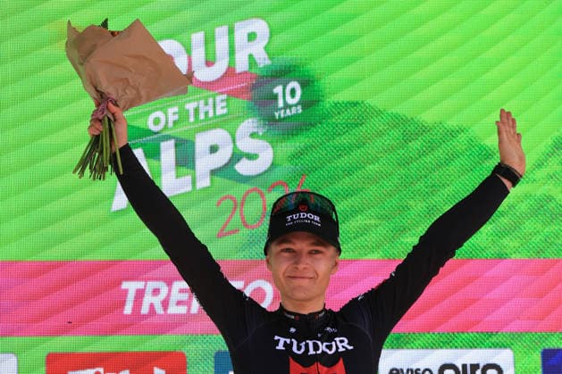 RECORD DATE NOT STATED 23rd April 2026; Trento, Italy; UCI Cycling, Tour of the Alps: Lennart JASCH (GER) PierrexTeyssot