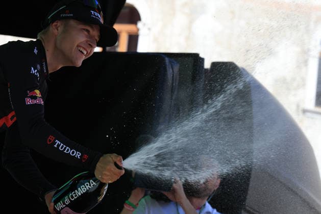 RECORD DATE NOT STATED 23rd April 2026; Trento, Italy; UCI Cycling, Tour of the Alps: Lennart JASCH (GER) PierrexTeyssot