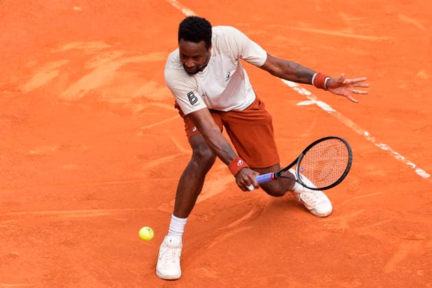 Gael Monfils, France, during Madrid Open Tennis 2025 match. April 23, 2026. (202604231464)
