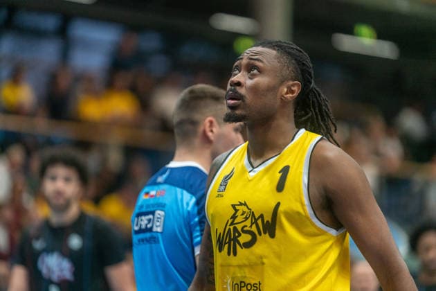 Landrius Horton Dziki Warsaw, 01 GER, Manchester Basketball vs Dziki Warsaw, Basketball, European North Basketball League, Final, Season 2025 2026, 23 04 2026 GER, Manchester Basketball vs Dziki Warsaw, Basketball, European North Basketball League, Final, Season 2025 2026, 23 04 2026 Weissenfels Copyright: xEibner-Pressefoto PiaxSchindlerx EP_PSR