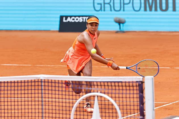 Naomi Osaka (JPN), APRIL 23, 2026 - Tennis : Naomi Osaka during singles round of 64 match against Camila Osorio on the WTA, Tennis Damen tour 1000 tournaments Mutua Madrid Open tennis tournament at the Caja Magica in Madrid, Spain. Noxthirdxpartyxsales  aflo_328049534
