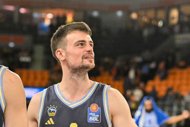 GER, BBL, ratiopharm Ulm vs Alba Berlin 22.04.2026, ratiopharm arena, Neu-Ulm, GER, BBL, ratiopharm Ulm vs Alba Berlin, im Bild Jonas Mattisseck (Berlin, 9) *** GER, BBL, ratiopharm Ulm vs Alba Berlin 22 04 2026, ratiopharm arena, Neu Ulm, GER, BBL, ratiopharm Ulm vs Alba Berlin, pictured Jonas Mattisseck Berlin, 9 nordphotoxGmbHx xHafner nph00200