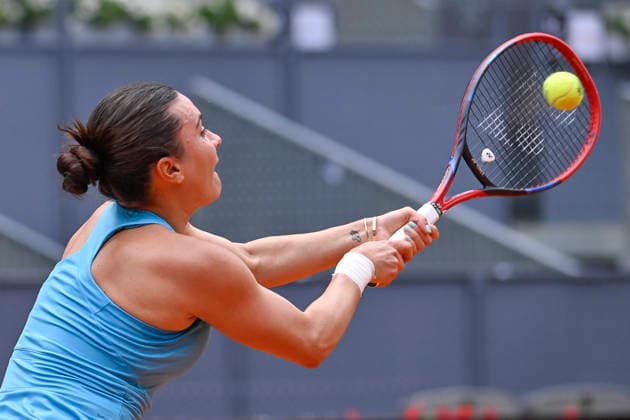 April 24, 2026, Madrid, Madrid, Spain: ELENA-GABRIELA RUSE of Romania during the Mutua Madrid Open 2026, ATP, Tennis Herren Masters 1000 and WTA, Tennis Damen 1000 tennis tournament, celebrated at Caja Magica on April 24, 2026 in Madrid, Spain. Mutua Madrid Open 2026 - Day 5 (04.24.26) - ZUMAc312 20260424_zsp_c312_342 Copyright: xOscarxManuelxSanchezx