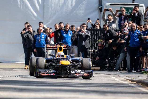 Yuki Tsunoda performs demonstration run at Formula 1 Turkish Grand Prix launch event in Istanbul Red Bull Racing driver Yuki Tsunoda of Japan performs a demonstration run as part of the Formula 1 Turkish Grand Prix launch event after departing from Galataport in Istanbul, Turkiye, on April 24, 2026. Istanbul Istanbul Turkey  Copyright: xYagizxGurtugx originalFilename:gurtug-yukitsun260424_npHHO.jpg