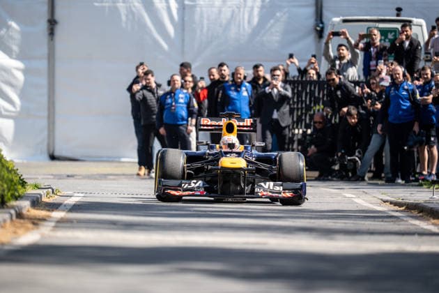 Yuki Tsunoda performs demonstration run at Formula 1 Turkish Grand Prix launch event in Istanbul Red Bull Racing driver Yuki Tsunoda of Japan performs a demonstration run as part of the Formula 1 Turkish Grand Prix launch event after departing from Galataport in Istanbul, Turkiye, on April 24, 2026. Istanbul Istanbul Turkey  Copyright: xYagizxGurtugx originalFilename:gurtug-yukitsun260424_npKn1.jpg
