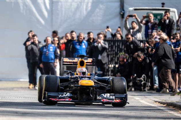 Yuki Tsunoda performs demonstration run at Formula 1 Turkish Grand Prix launch event in Istanbul Red Bull Racing driver Yuki Tsunoda of Japan performs a demonstration run as part of the Formula 1 Turkish Grand Prix launch event after departing from Galataport in Istanbul, Turkiye, on April 24, 2026. Istanbul Istanbul Turkey  Copyright: xYagizxGurtugx originalFilename:gurtug-yukitsun260424_npLL0.jpg