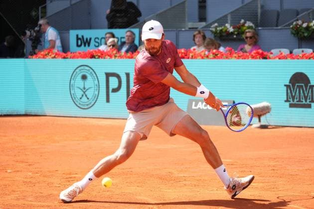 Jannik Sinner (ITA) vs Benjamin Bonzi (FRA) during Masters Series Madrid 2026 in Madrid on Friday, 24 April 2026. Cordon Press 