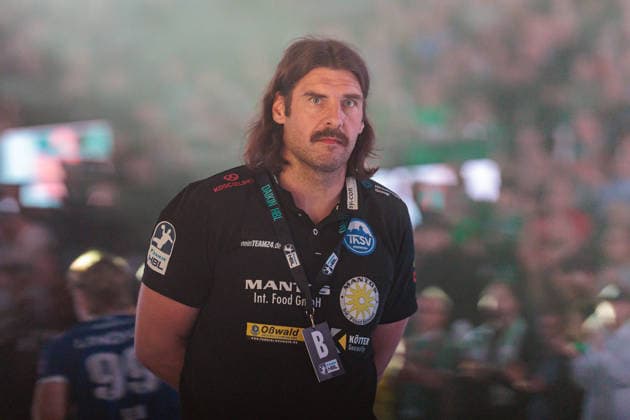 Sebastian Hinze ThSV Eisenach, Coach GER, GWD Minden vs ThSV Eisenach, Handball, 1 Bundesliga, Matchday 29, Season 2025 2026, 24 04 2026 GER, GWD Minden vs ThSV Eisenach, Handball, 1 Bundesliga, Matchday 29, Season 2025 2026, 24 04 2026 Minden Copyright: xEibner-Pressefoto JanxRollingerx EP_JSK