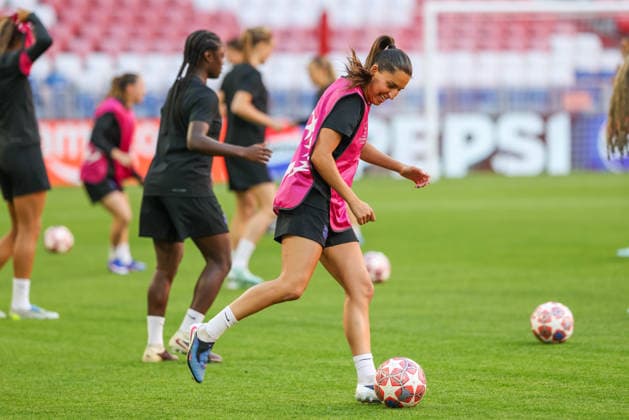 Football, Women, CL, FC Barcelona, Training