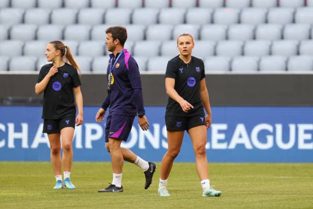 Irene Paredes FC Barcelona, 02 , GER, Official final training, FC Barcelona, Football, UEFA Womens Champions League, Semi-final, First leg, 2025 2026 season, 24 04 2026, GER, Official final training, FC Barcelona, Football, UEFA Womens Champions League, Semi-final, First leg, 2025 2026 season, 24 04 2026 Munich Copyright: xEibner-Pressefoto JennixMaulx EP_JML
