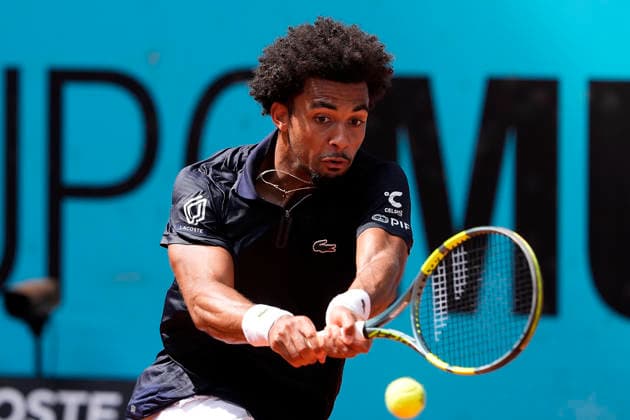 Arthur Fils, France,during Madrid Open Tennis 2025 match. April 24, 2026. (20260424477)