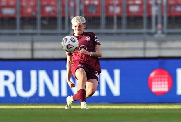24 04 2026 Soccer Season 2025 2026 1 Women Soccer Bundesliga 23 Matchday 1 FC Nürnberg FCN Club Hamburger SV HSV Sportfoto Zink DaMa xdaxmax Aneta Polaskova 26, 1 FC Nürnberg FCN