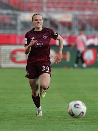 24 04 2026 Soccer Season 2025 2026 1 Women Soccer Bundesliga 23 Matchday 1 FC Nürnberg FCN Club Hamburger SV HSV Sportfoto Zink DaMa xdaxmax Nastassja Lein 24, 1 FC Nürnberg FCN Cropped single image
