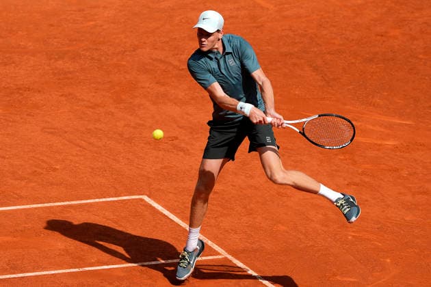 Jannik Sinner, Italy, during Madrid Open Tennis 2025 match. April 24, 2026. (20260424634)