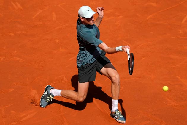 Jannik Sinner, Italy, during Madrid Open Tennis 2025 match. April 24, 2026. (20260424598)