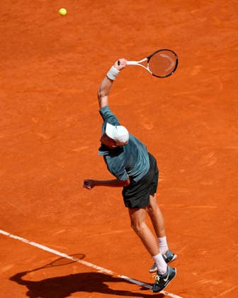 Jannik Sinner, Italy, during Madrid Open Tennis 2025 match. April 24, 2026. (20260424608)
