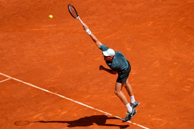 Jannik Sinner, Italy, during Madrid Open Tennis 2025 match. April 24, 2026. (20260424609)