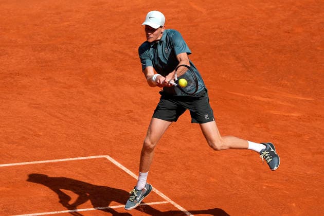 Jannik Sinner, Italy, during Madrid Open Tennis 2025 match. April 24, 2026. (20260424635)