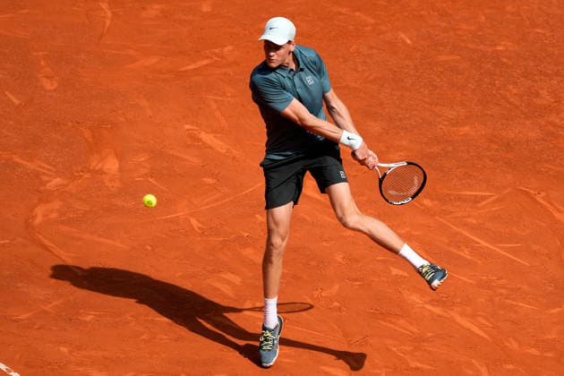 Jannik Sinner, Italy, during Madrid Open Tennis 2025 match. April 24, 2026. (20260424655)