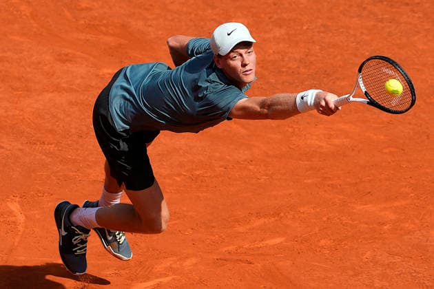 Jannik Sinner, Italy, during Madrid Open Tennis 2025 match. April 24, 2026. (20260424664)