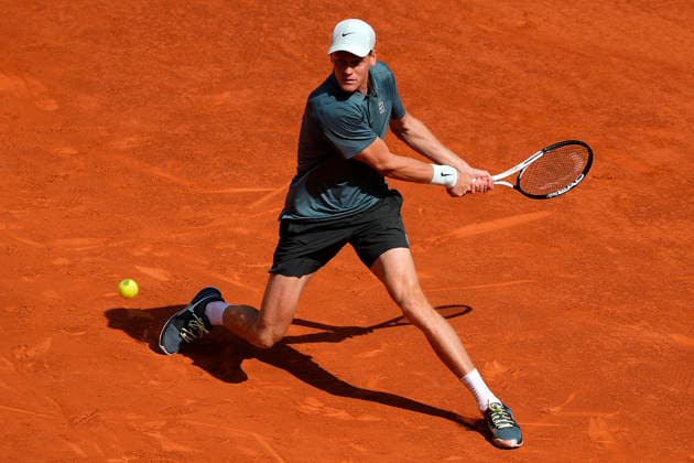 Jannik Sinner, Italy, during Madrid Open Tennis 2025 match. April 24, 2026. (20260424615)