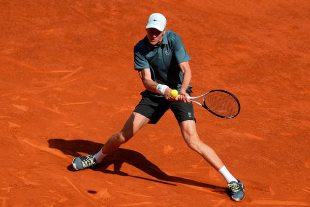 Jannik Sinner, Italy, during Madrid Open Tennis 2025 match. April 24, 2026. (20260424618)