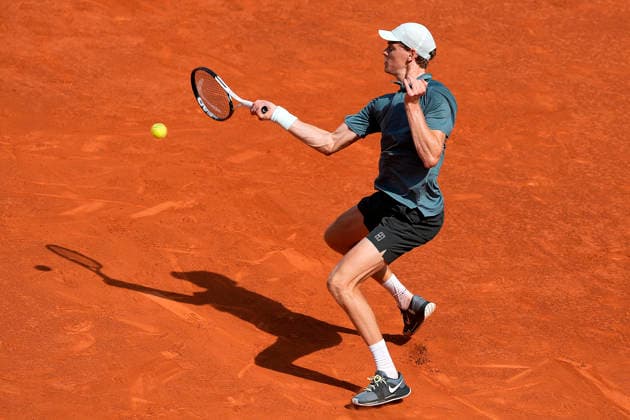 Jannik Sinner, Italy, during Madrid Open Tennis 2025 match. April 24, 2026. (20260424642)