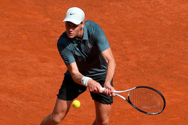 Jannik Sinner, Italy, during Madrid Open Tennis 2025 match. April 24, 2026. (20260424651)
