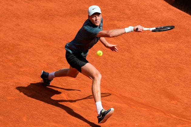 Jannik Sinner, Italy, during Madrid Open Tennis 2025 match. April 24, 2026. (20260424673)