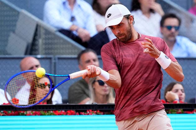 Benjamin Bonzi, France, during Madrid Open Tennis 2025 match. April 24, 2026. (20260424908)