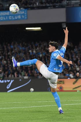 Miguel Gutierrez of SSC Napoli in action during the Serie A Enelive match between SSC Napoli vs US Cremonese at Diego Armando Maradona Stadium  Copyright: xAgostinoxGemito IPAxSportx xipa-agency.netx xx IPA_74202738 IPA_Agency_IPA74202738
