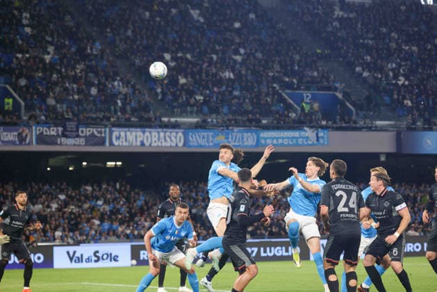 Serie A football match - 2025 26 Napoli vs. Cremonese Amir Rramani of SSC Napoli During the football match on April 24, 2026, valid for the Italian Serie A - 2025 26 championship in Naples at the Diego Armando Maradona Stadium between SSC Napoli and US Cremonese Pictured: NAPOLI stadio Diego Armando Maradona CAMPANIA ITALIA Copyright: xFABIOxSASSOxFabioxSassox Napoli Cremonese2026_04_24Fabio Sasso7827