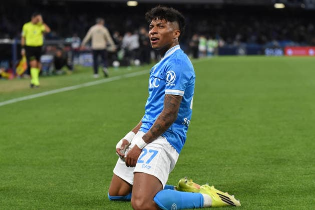 Allison Santos of SSC Napoli during the Serie A Enelive match between SSC Napoli vs US Cremonese at Diego Armando Maradona Stadium  Copyright: xAgostinoxGemito IPAxSportx xipa-agency.netx xx IPA_74203894 IPA_Agency_IPA74203894