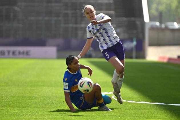 Paula Flach Google Pixel Frauen Bundesliga SGS Essen Carl Zeiss Jena 25 04 2026 Paula Flach SGS Essen , Google Pixel Frauen Bundesliga, 23 Matchday, SGS Essen vs Carl Zeiss Jena on April 25, 2026 at Stadion an der Hafenstraße, Essen