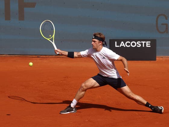 ESP Mutua Madrid Open de Tenis Alejandro Davidovich during his second round match of the main draw of the Mutua Madrid Open de Tenis, played at the Caja Magica on April 25, 2026 in Madrid, Spain Madrid Spain Copyright: xALBERTOxSIMONx AgenciaxLOFx