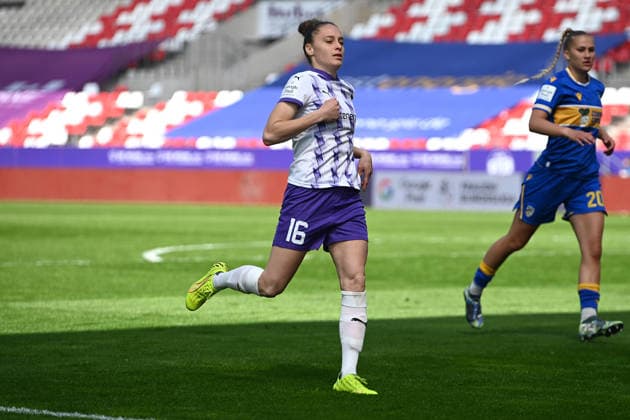 Jaqueline Meißner Google Pixel Frauen Bundesliga SGS Essen Carl Zeiss Jena 25 04 2026 Jaqueline Meißner SGS Essen , Google Pixel Frauen Bundesliga, 23 Matchday, SGS Essen vs Carl Zeiss Jena on April 25, 2026 at Stadion an der Hafenstraße, Essen