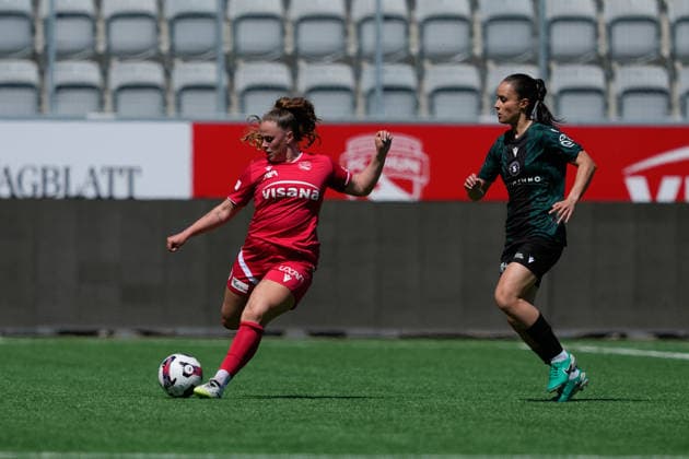 Switzerland AXA Womens Super League 2025 26, FC Thun vs Yverdon Sport FC Stockhorn Arena, Thun Alana Burkhart 22 Thun Copyright: xKjetilxWaberx