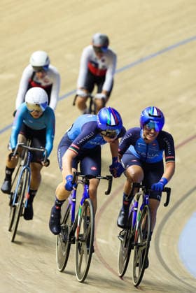 UCI Track World Cup: Nilai Picture by Alex Whitehead SWpix.com - 25 04 2026 - Cycling - UCI Track World Cup: Nilai - Velodrom Nasional Malaysia, Nilai, Malaysia - Women™s Madison - Final - Anita Baima (Italy) and Martina Fidanza (Italy) Nilai Velodrom Nasional Malaysia Malaysia Copyright: x xSWpix.comx(t axPhotographyxHubxLtd)xAlexxWhitehead SWpix.comx SWP-3030-13132