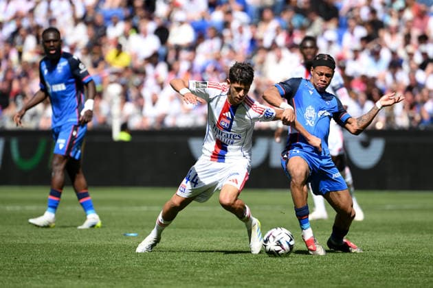 Football, France, Olympique Lyon - AJ Auxerre